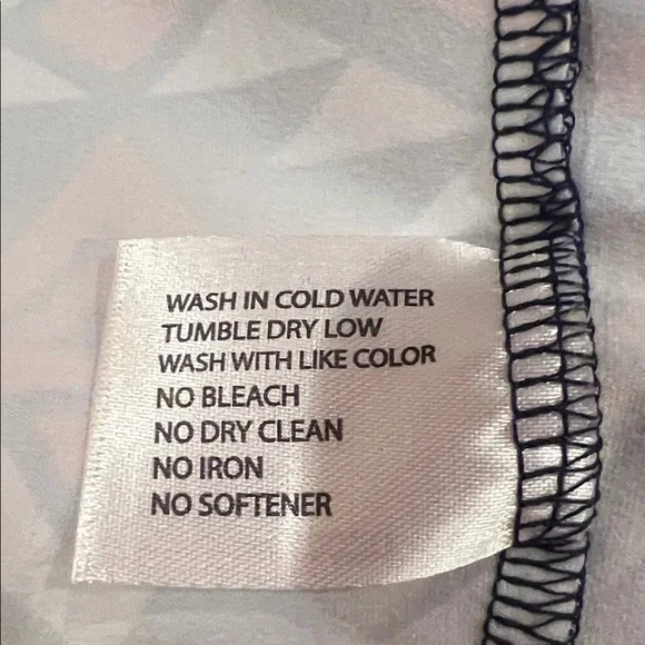 Rhoback Red and Blue Geometric Polo - Picture 3 of 3